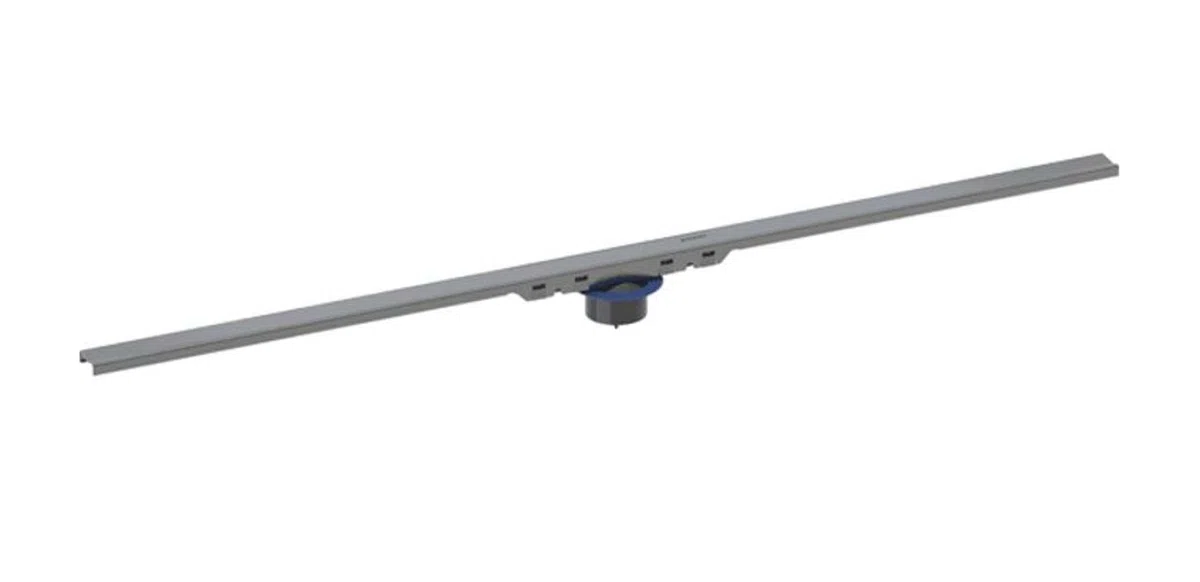 GEBERIT Duschrinne CleanLine 50, Schwarzchrom / Gebürstet, 1 Stück, Metall, Silber, Hardwarekomponenten