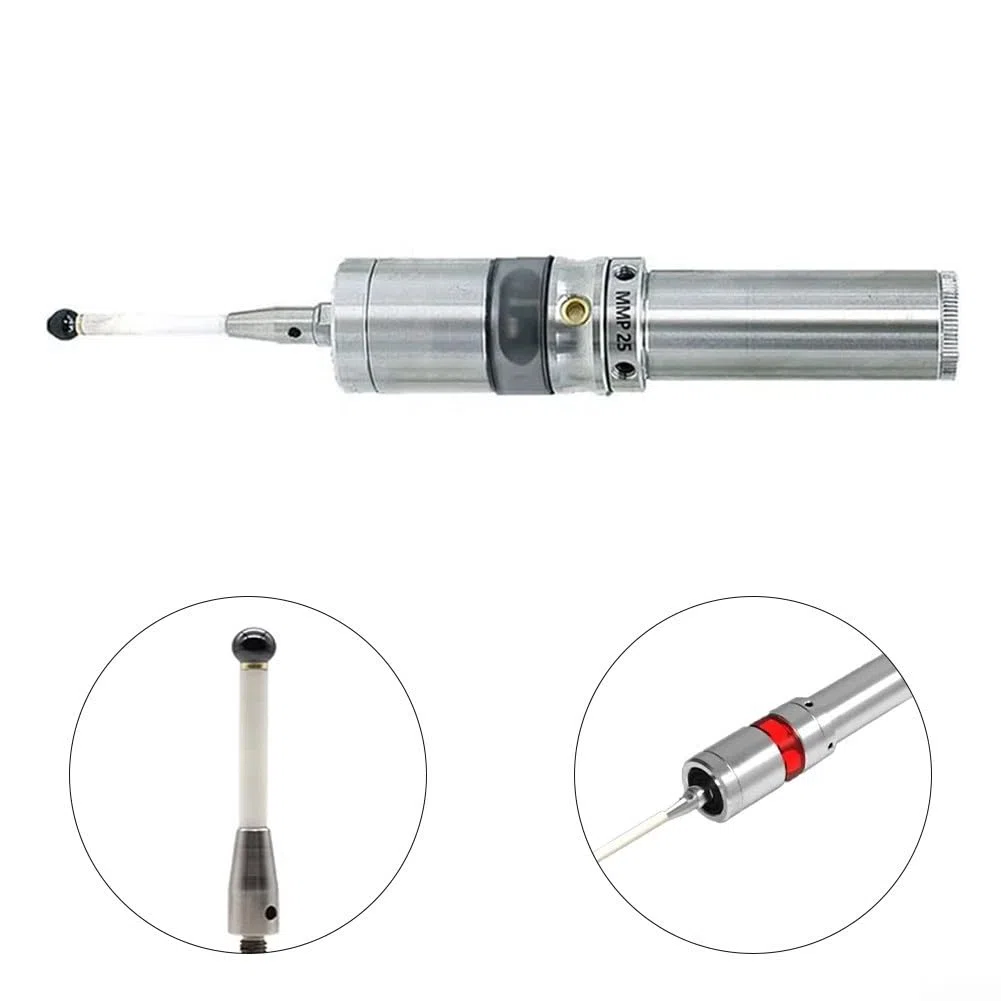 MMP25 für Präzisionsmesswerkzeug, 3D-LED, akustischer Kantenfinder, Touch-Sonde für verschiedene Materialarten (ganzes Set)