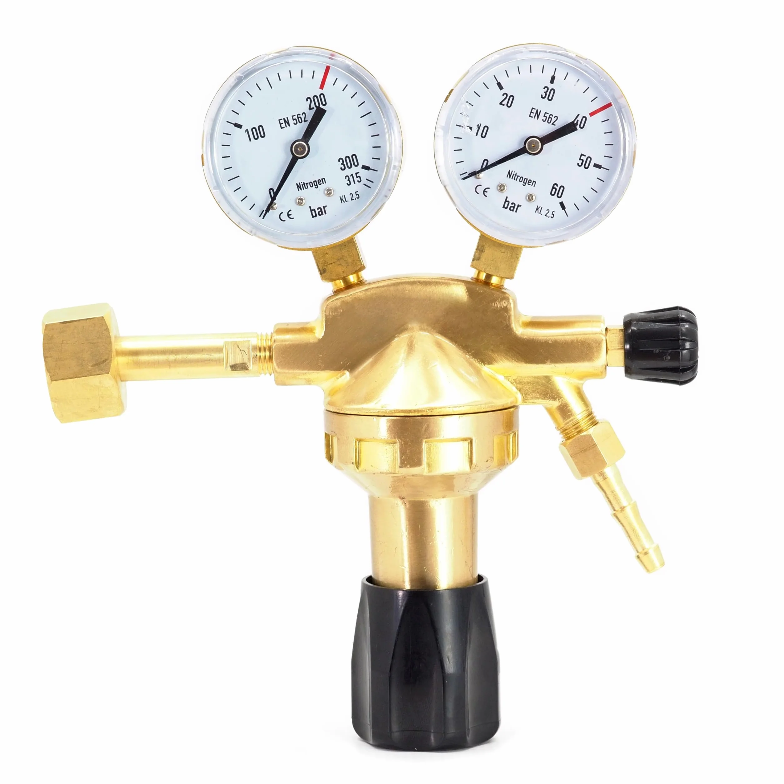 Klimaanlage Monteurhilfe Gauge Set - Kältemittel Manifold Messgerät Set - Schutzgasflasche 8L/10L Stickstoff für Klimaanlage R134A R410A R22 - Manometer 1/4 Zoll