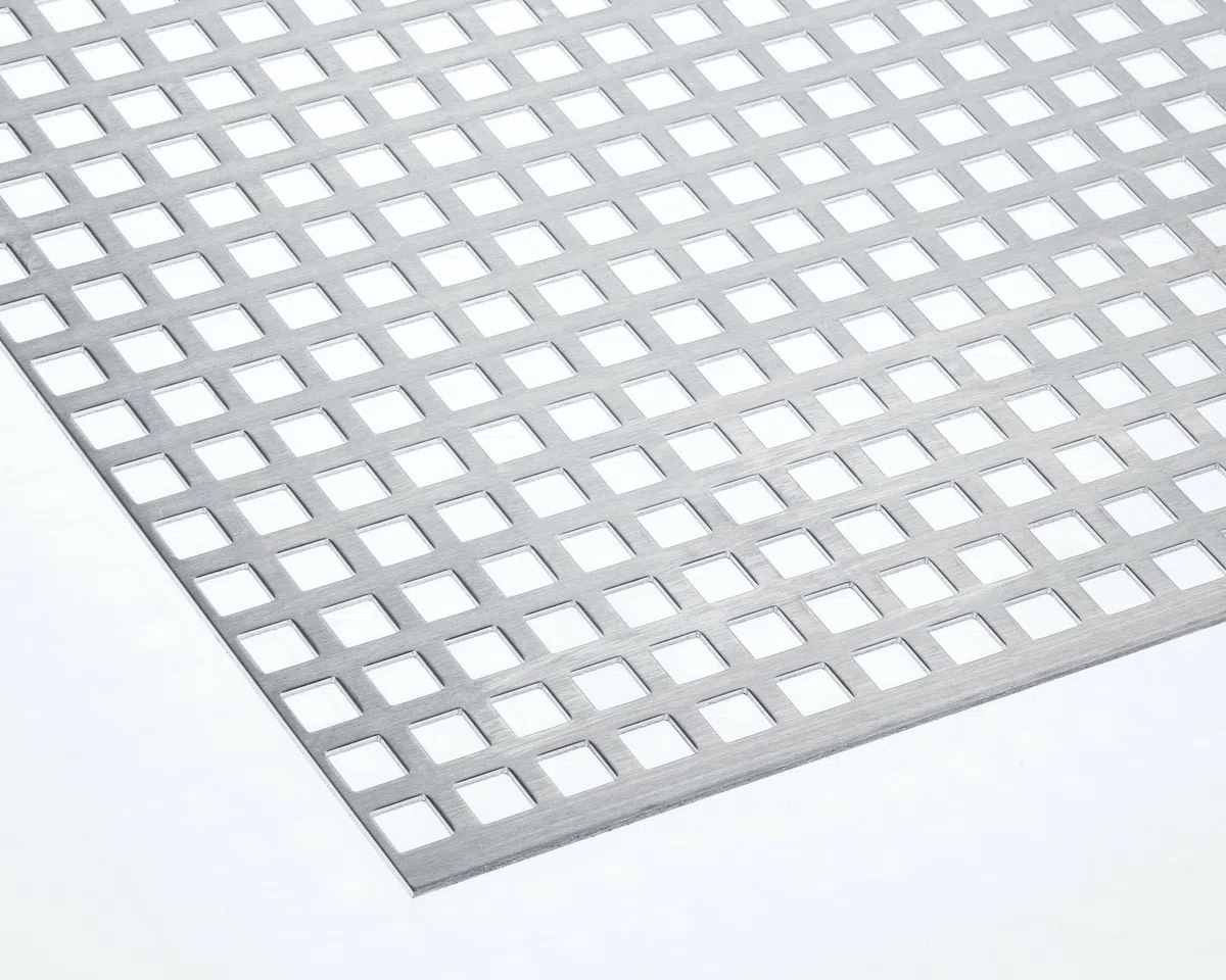 Aluminium Lochblech QG10-15 - 3,0mm dick (1000 x 1000 mm)