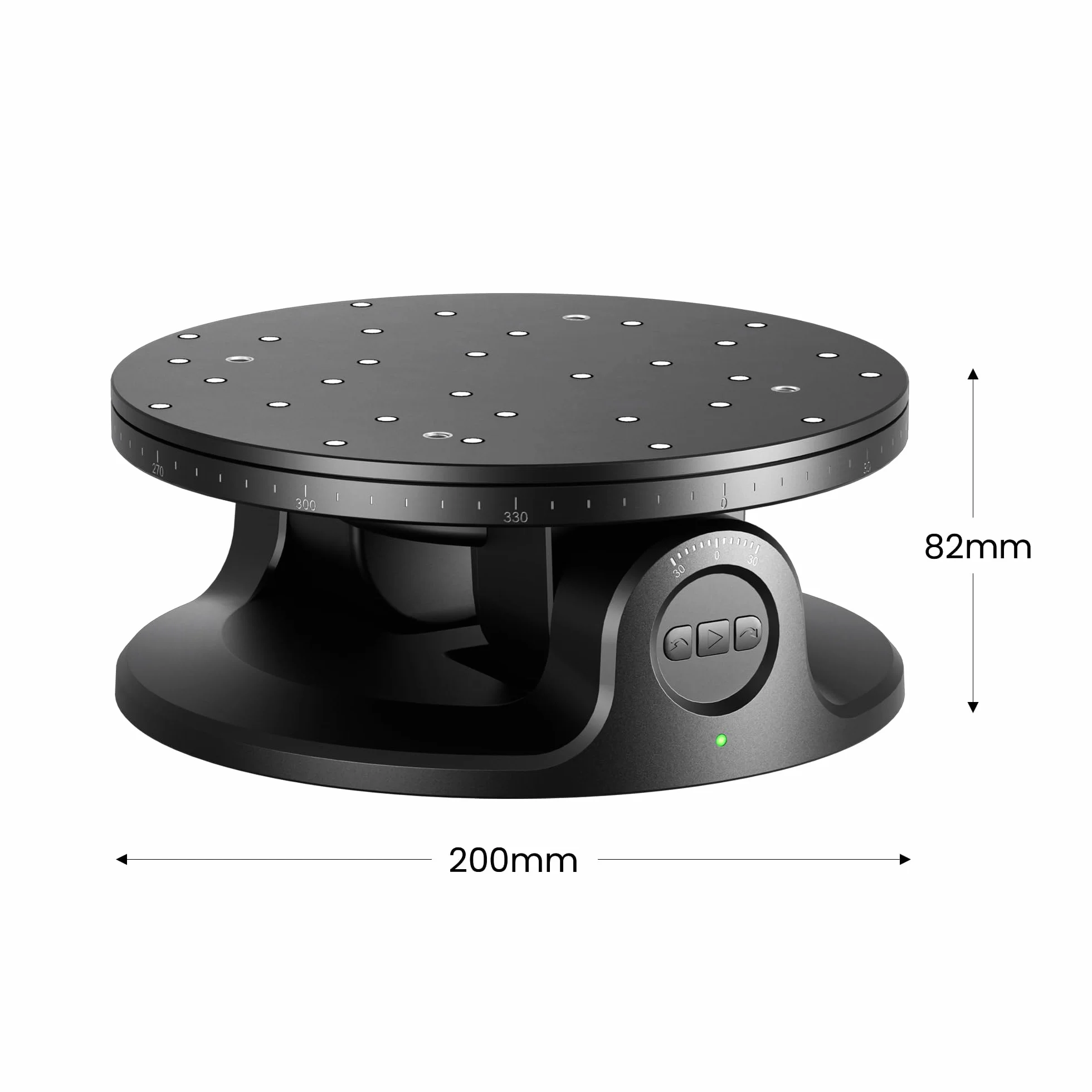 Revopoint Doppelachs Drehtisch, Einfache Erfassung detaillierter 3D-Daten von kleinen bis mittleren Objekten, Kompatibel mit MIRACO/POP3 PLUS/INSPIRE 2/MetroX/MetroX Pro/MetroY Pro 3D-Scanner