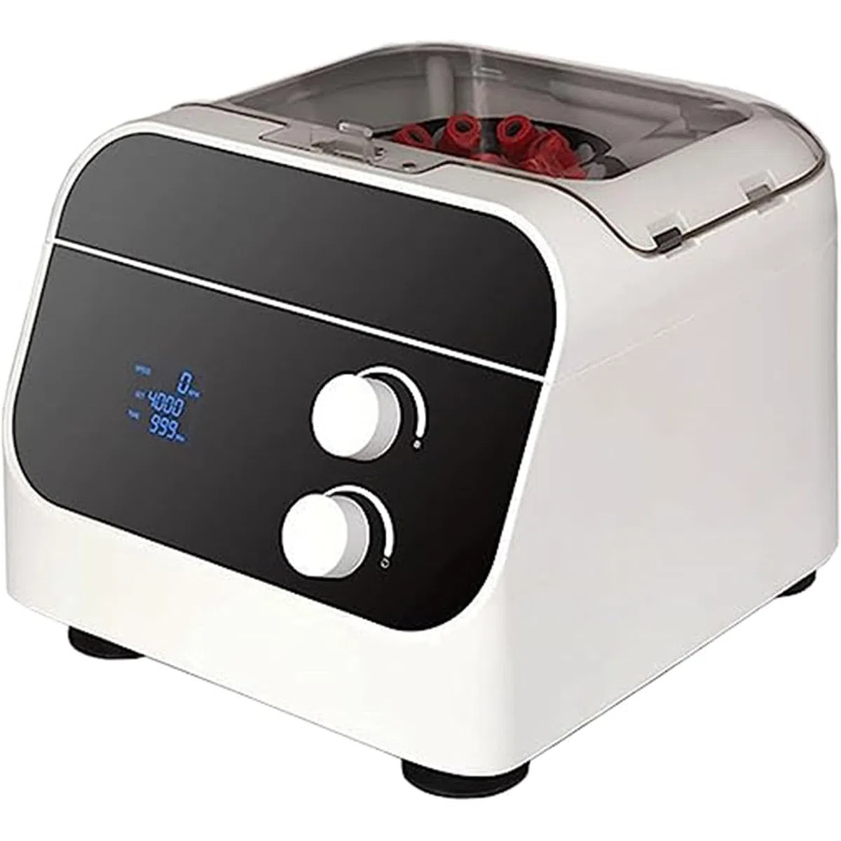 Intelligente Zentrifugenmaschine, elektrische digitale Laborzentrifuge mit 1920xg Kraft, 0-4000 U/min Geschwindigkeit & 0-99 Minuten Timer für Serum- und Fetttrennung