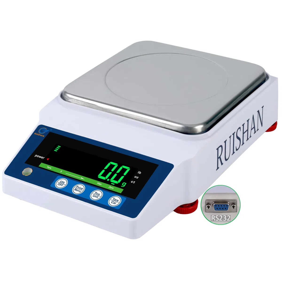 Große Palette 10 kg x 0,1 g Wissenschaftliche kalibrierte Laborwaage Industrielaborwaage Waage Wiegewaage Zählwaage Laborwaage für Labor Schmuck