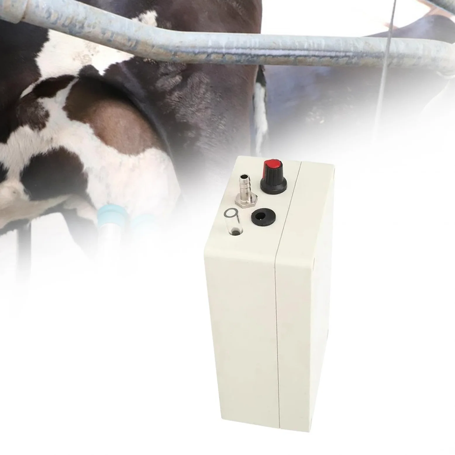 Melkwirtsmaschine, Vakuumpumpe, Langlebige Stabile Geschwindigkeit, Einstellbare Schafmelkmaschine, Melkgerät für Pferde, Vieh, Schafe, Elektrisch