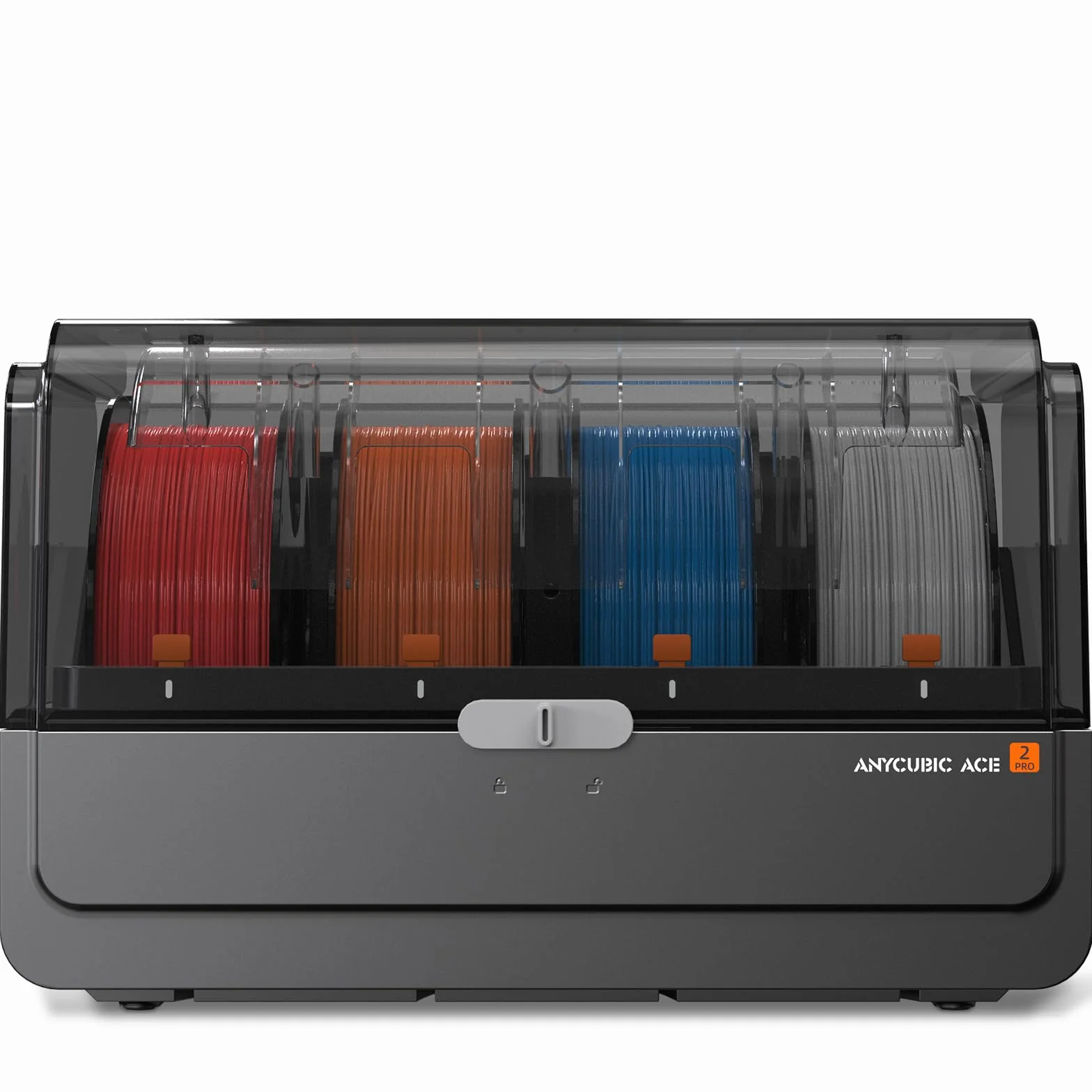 Anycubic ACE 2 Pro, Nicht mit ACE Pro Koppelbar, Verbesserte Feuchtigkeitsregulierung, Stabiler Filamenttransport Unterstützung für Mehrfarbendruck für Kobra X, Kobra S1 und Kobra S1 Max