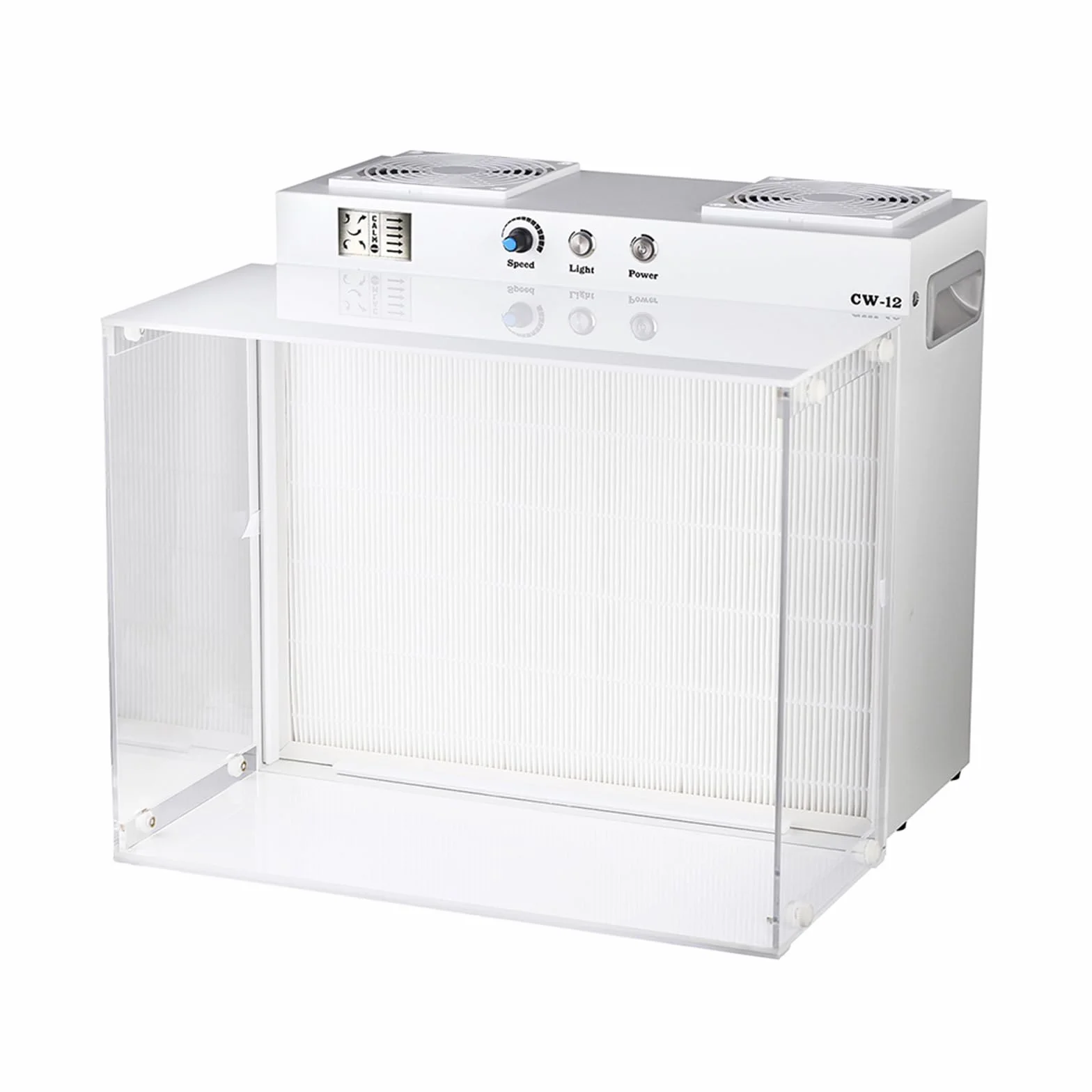 Filtrations Laminar Flow Haube mit HEPA-Filter, FFU, 43 * 33CM Lüfterfilter-Flow-Haubeneinheit (Filter enthalten), Laminar-Air-Flow-Haube für Labore/Reinräume/Pilzräume