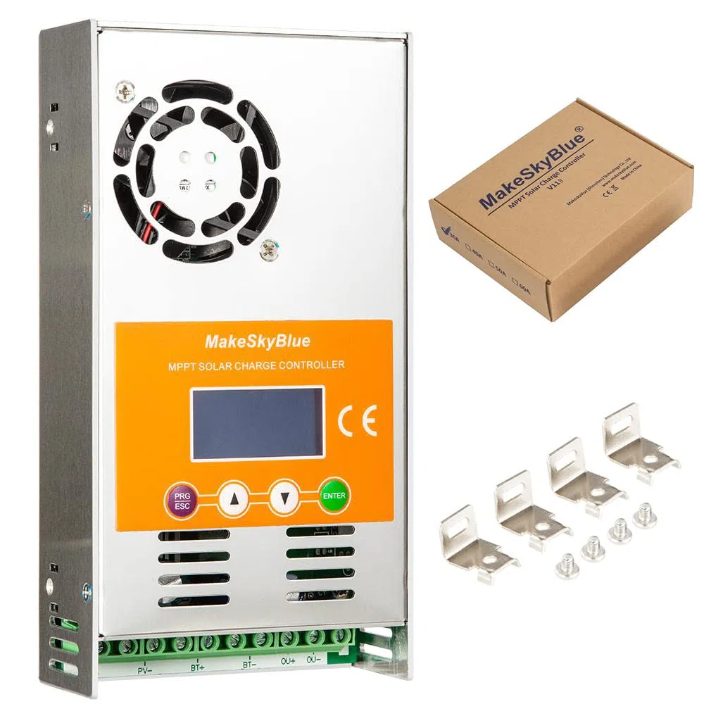 30 A Solar MPPT Laderegler, Max 160 V Leerlaufspannung 1200W PV Leistung, für 12V/24V/36V/48V Batterie Systeme (30A-V123)