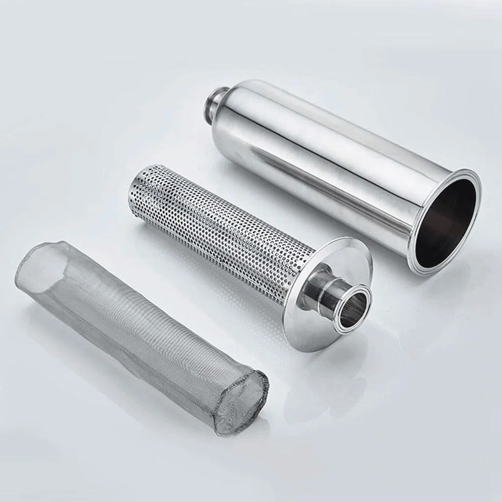 32 mm Rohraußendurchmesser K50,5 mm Tri-Clamp-Inline-Filtersieb SUS 304 Edelstahl, for Maschinenhersteller Tri-Clamp-Filterrohr(400 Mesh)