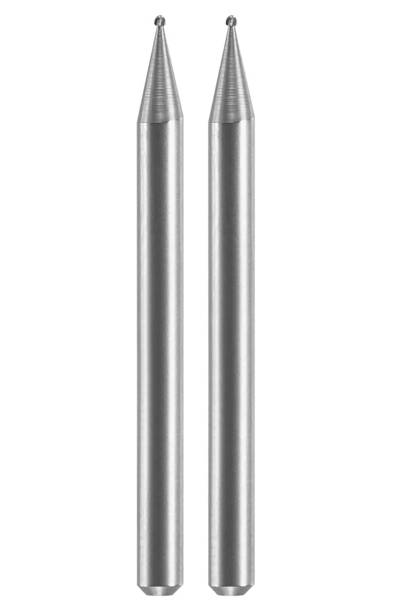 DREMEL 105 2 Stück 1/32 Gravierfräser, Legierter Stahl, Grau, 2-Piece