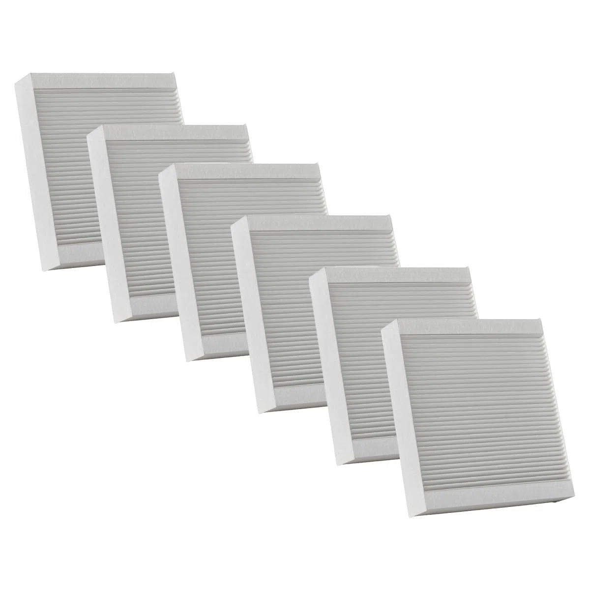 KWL Luftfilter für Nibe ERS 10-500 | 3 Pollenfiltersets | Pollenfilterset G4+F7 | 3x Paneelefilter Z/Line Karton 226x248x48 mm. G4 + 3x Kompaktfilter MP Karton 226x248x48 mm. F7