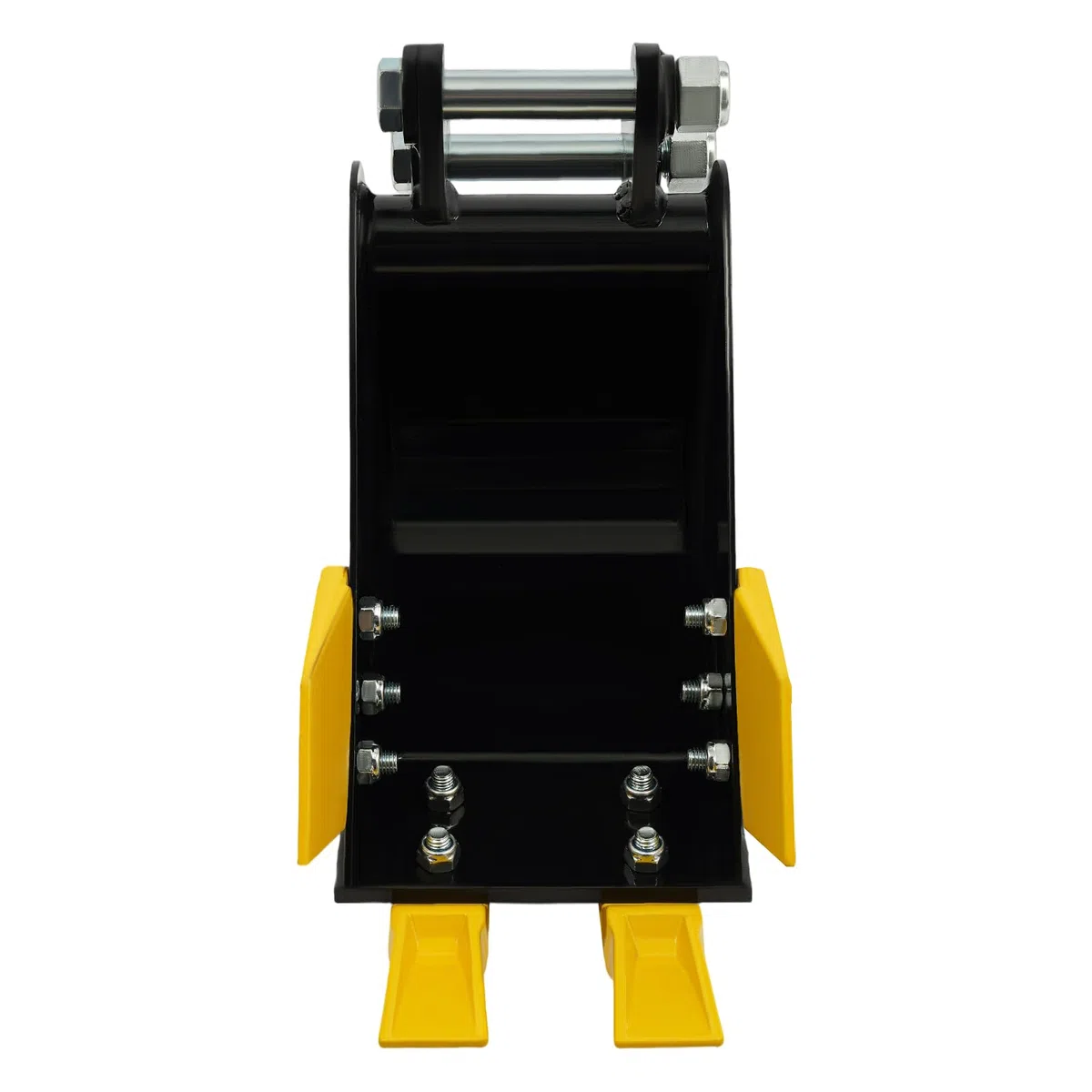 Minibaggerlöffel, 20CM Baggerlöffel für Minibagger 0.8-1.8t, Metall-Grabenbagger mit 2 Zähnen 25 mm Lochdurchmesser Für Sandverladung Erdverladung Saubere Aushubarbeiten