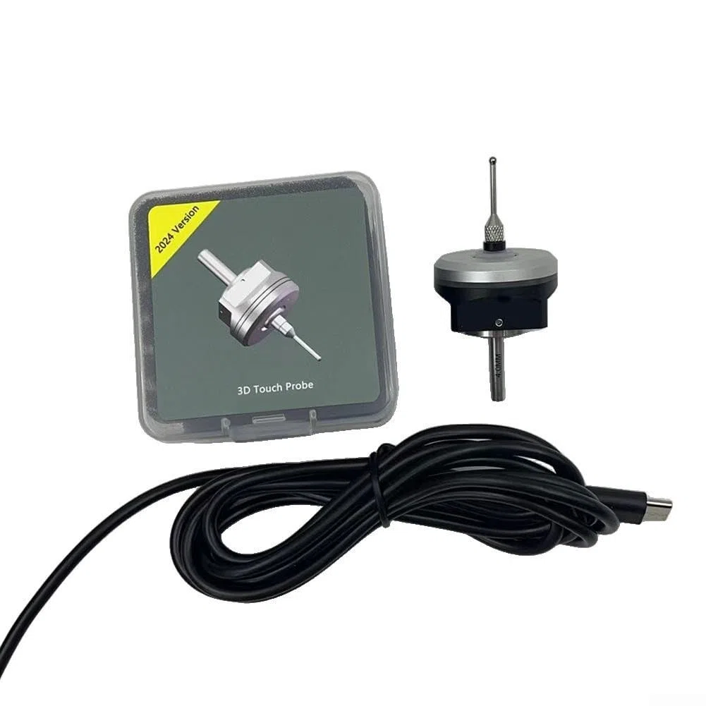 Desktop CNC Edge Finder V6 AntiRoll 3D Touch Probe with Comprehensive Setup Guide (4MM)