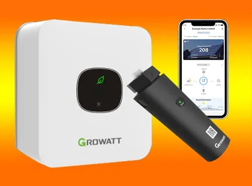 Growatt 1000TL-X Netz Wechselrichter inklusive WiFi Modul, Plug & Play von bau-tech Solarenergie GmbH