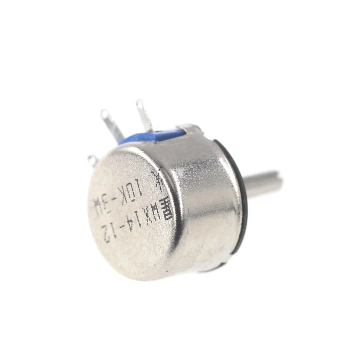 eufeifeiegds 5 Stücke WX14-12 3W Einzelspulenpotentiometer Ohne Verriegelung 470 Ohm 1K 2K2 4K7 10K Runde Drahtpotentiometer wefeiegds(6.8K Ohm)