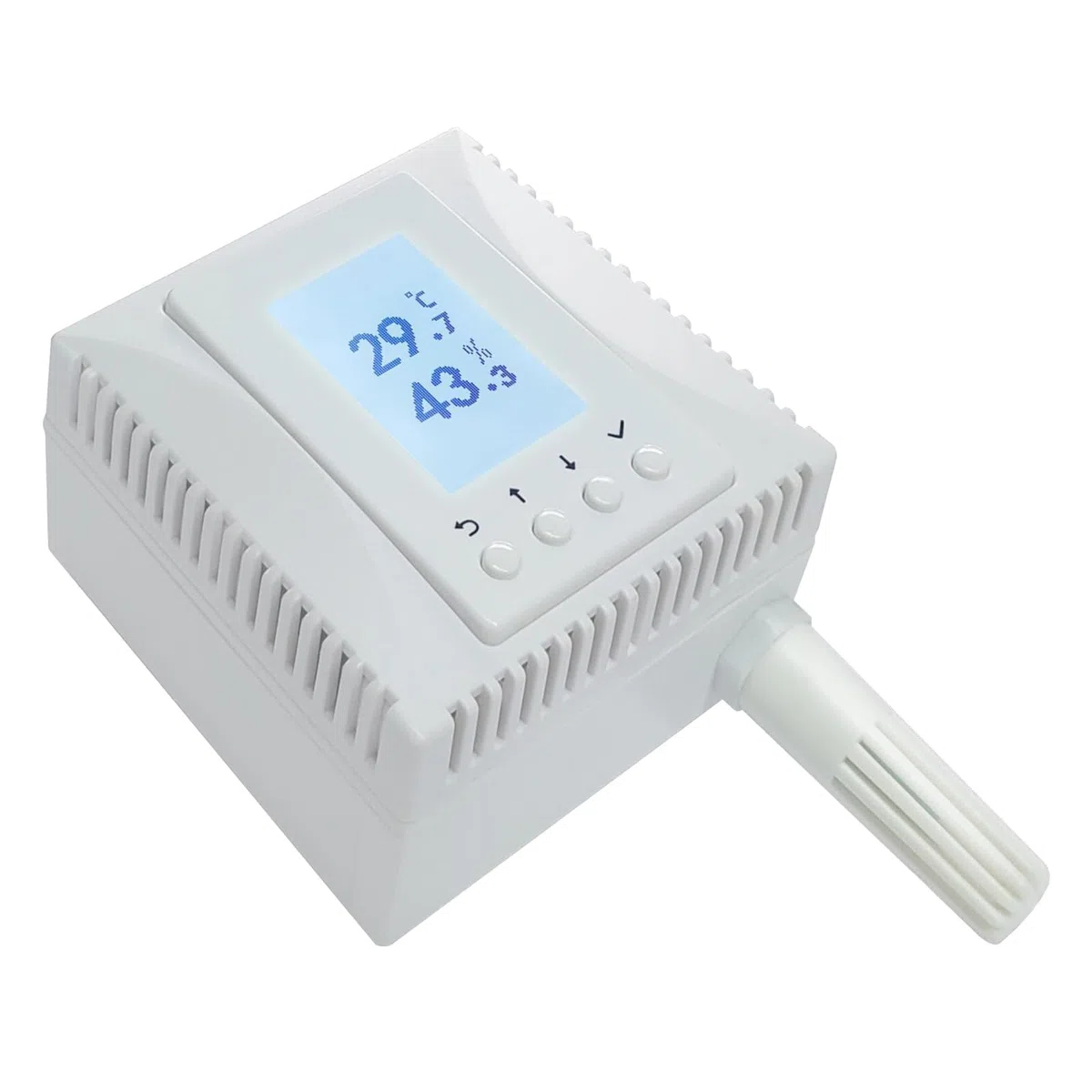 SNMP Temperatursensor und Feuchtigkeitssensor mit PoE - Netzwerk-Monitor für Serverraum & IoT, unterstützt MQTT, BACnet, Modbus TCP, SSL/TLS, AWS Azure Cloud