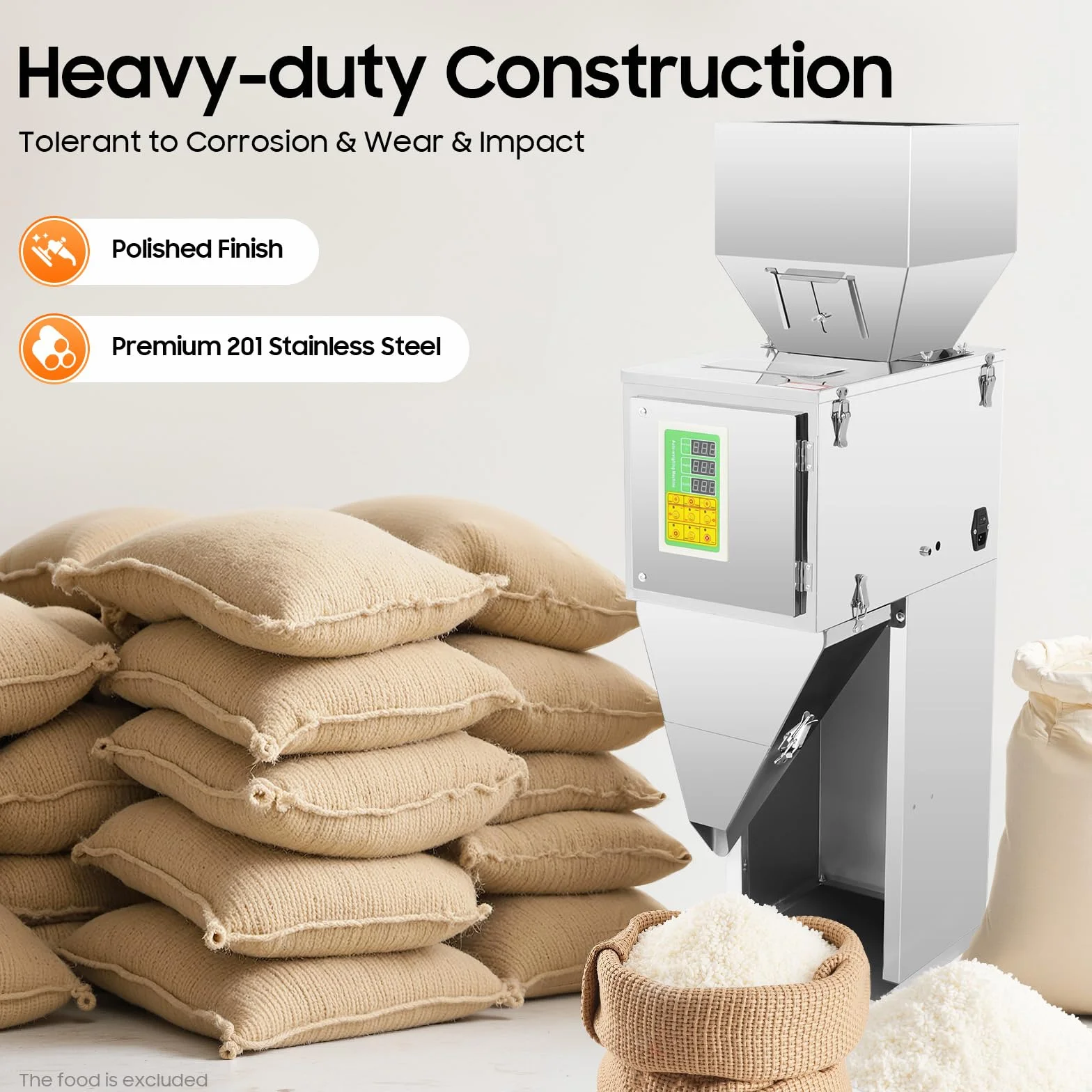 10-999g Automatisch Abfüllmaschine Wiegen Subpackage füllmaschine Verpackungsmaschine 200W
