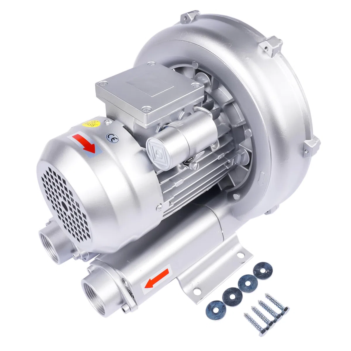 Bisenya Seitenkanalverdichter Seitenkanalgebläse 0.55KW 230V 100m³/Std 120 Druck mbar