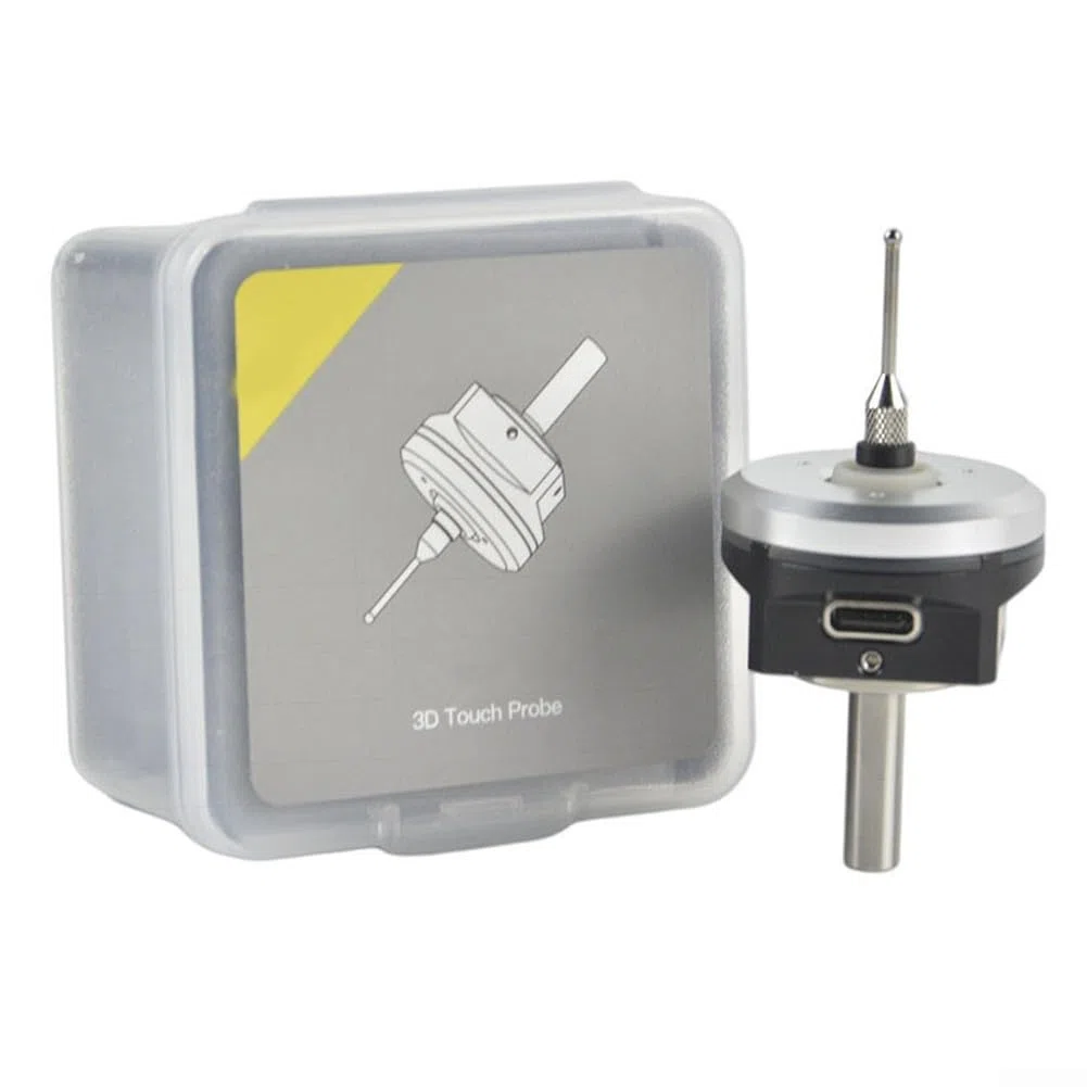 Desktop CNC Edge Finder V6 AntiRoll 3D Touch Probe with Comprehensive Setup Guide (4MM)