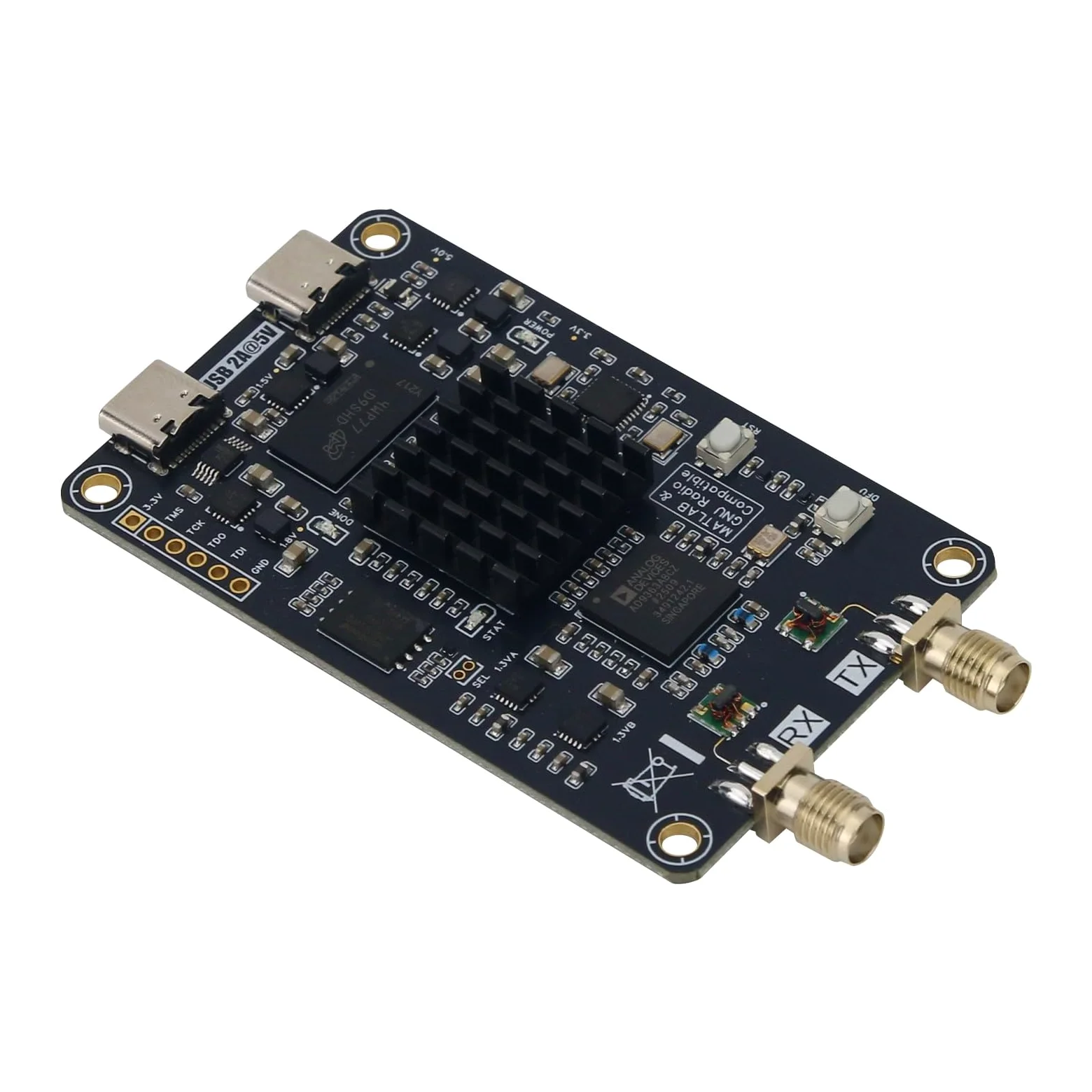 7010+AD9363 Software Defined Radio Entwicklungsboard 70MHz–6GHz Mini SDR Hardware mit USB- & Ethernet-Schnittstellen, SD-Karten-Boot-Unterstützung
