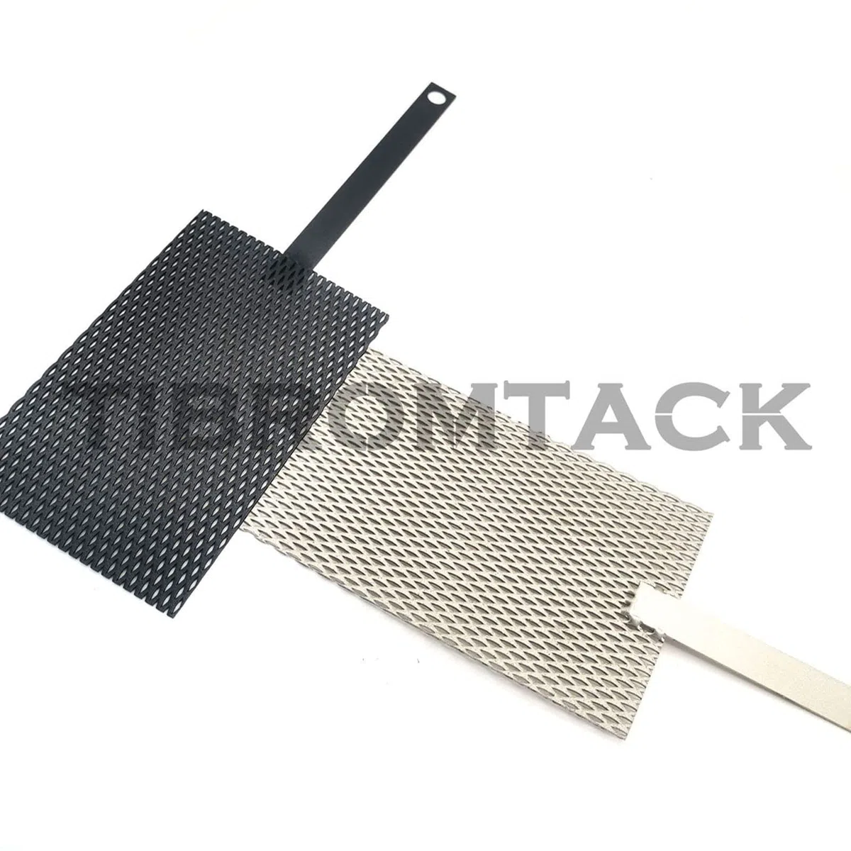 Titan-Elektrode 2 PCS, Titan Anode Mesh mit MMO Ruthenium-Iridium-Beschichtung und Kathode Elektrolytische Mesh ohne Beschichtung für Chlor-Produktion und Wasser Ionisator