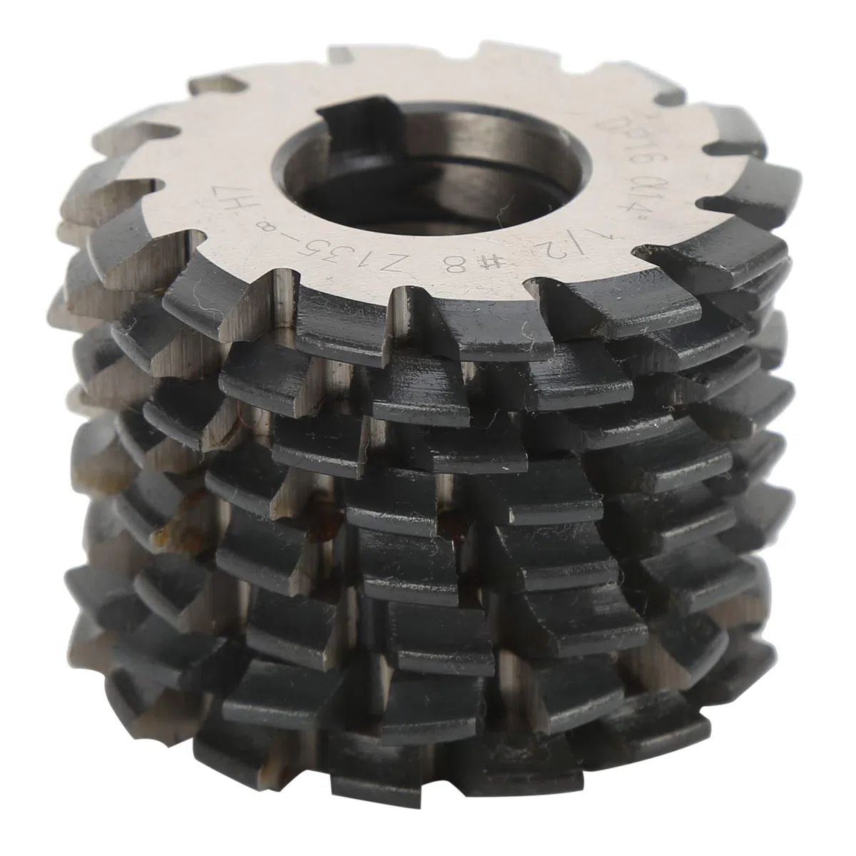 8PCS Evolventenzahnradfräser Set, Fräser Verzahnungswerkzeuge, Innenbohrungsdurchmesser 22mm Verzahnen