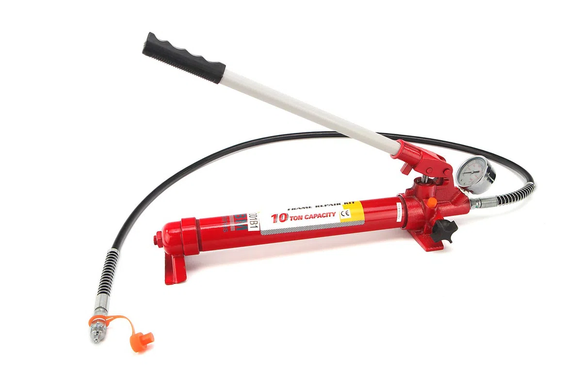 HBM 10 Tonnen Hydraulikpumpe mit Manometer