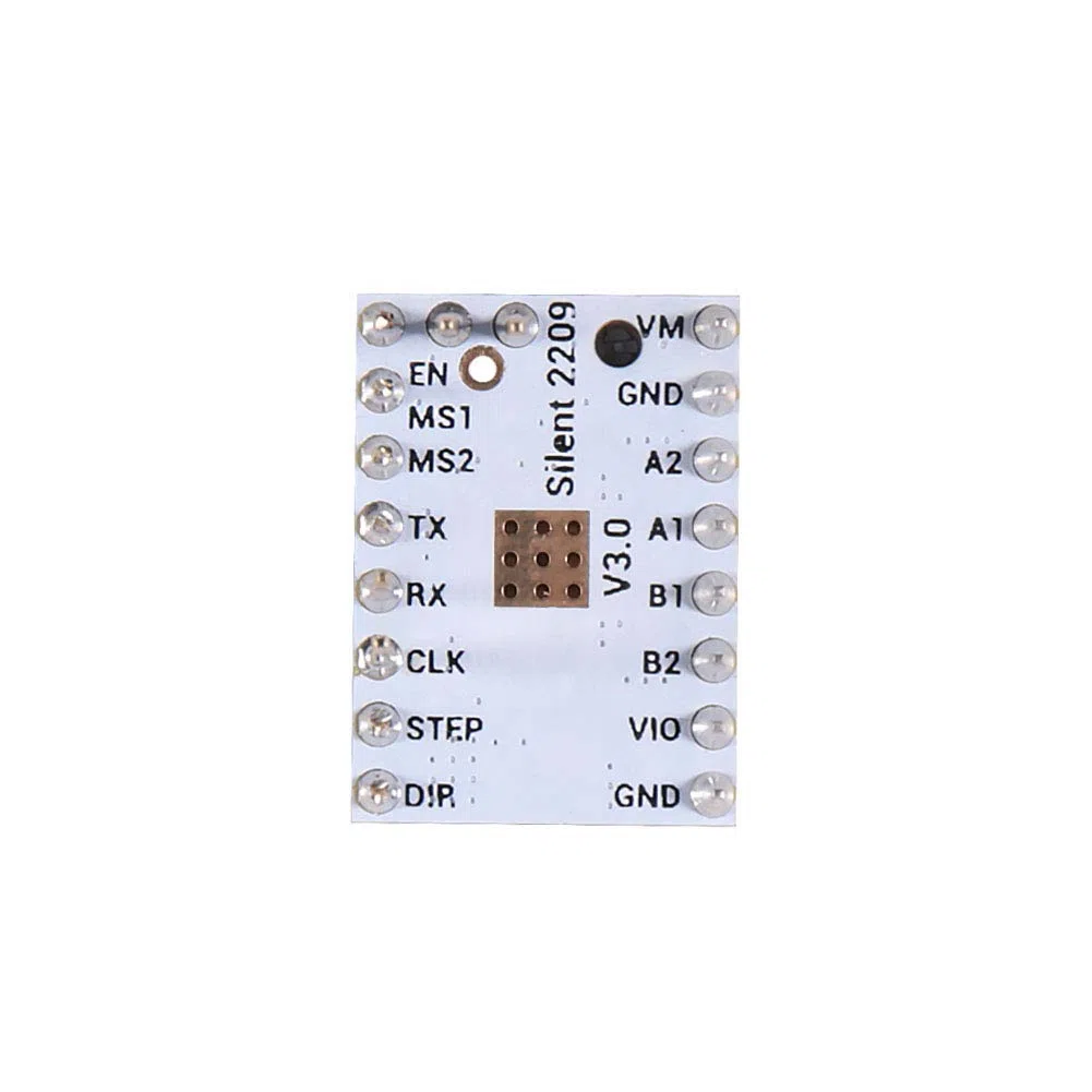 5pcs 3D-Drucker TMC2209 V3.0 Schrittmotortreiber, TMC2209 Schrittmotortreibermodul mit Kühlkörper-Mute-Antrieb 256 Mikroschritte für 3D-Drucker-Controller-Boards SKR V1.3 MKS GEN L Rampen