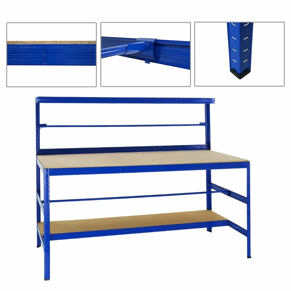 Packtisch Tiger HxBxT 150x180x75 cm preiswert und hochwertig mit 300 kg Traglast 5 Jahre Garantie von Proregal Werktisch Arbeitstisch Lagereinrichtung Werkstatteinrichtung