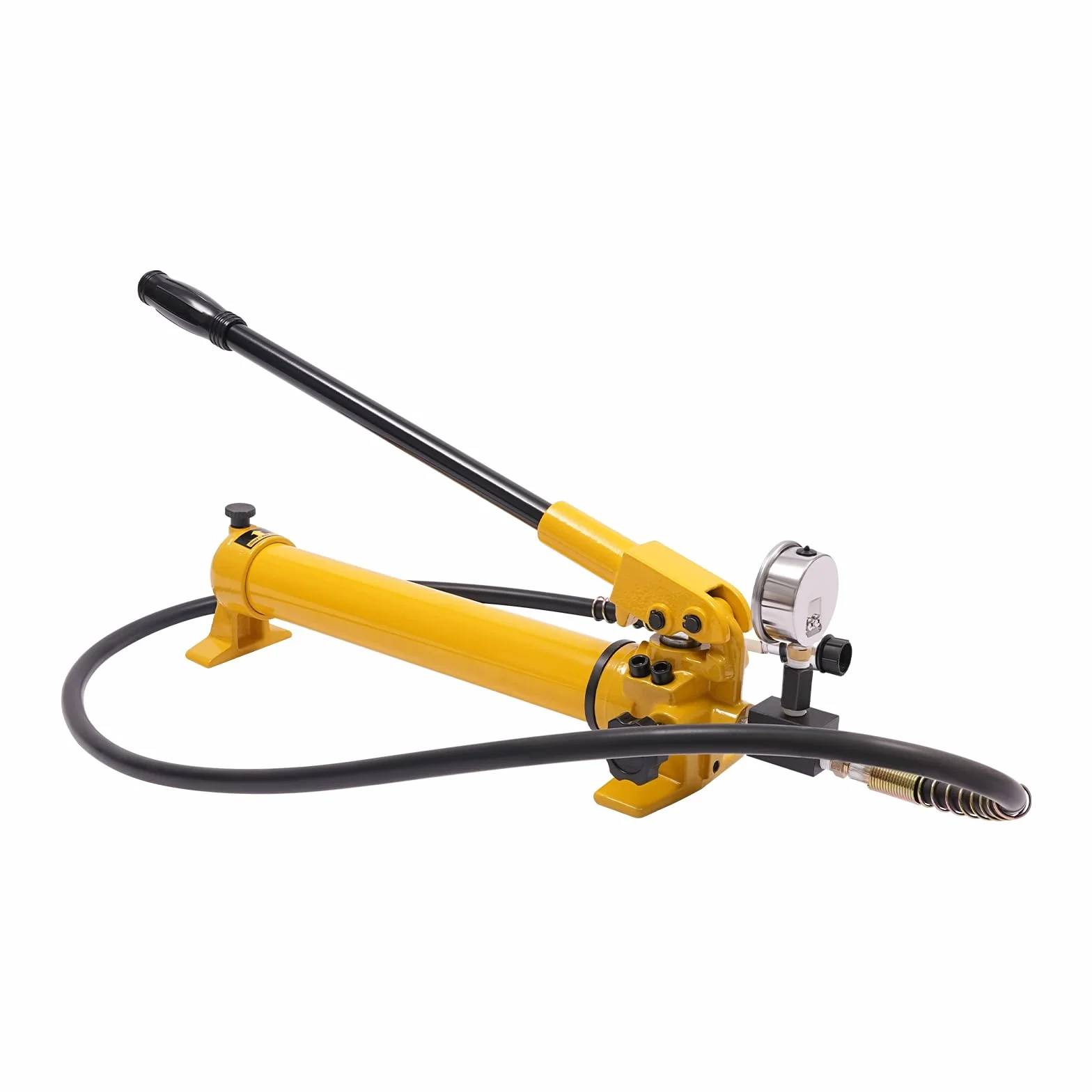 700cc Manuelle Hydraulikpumpe, Handhydraulikpumpe mit Manometer Handgriff für Wartung Reparatur Maximaler Ausgangsdruck 700bar